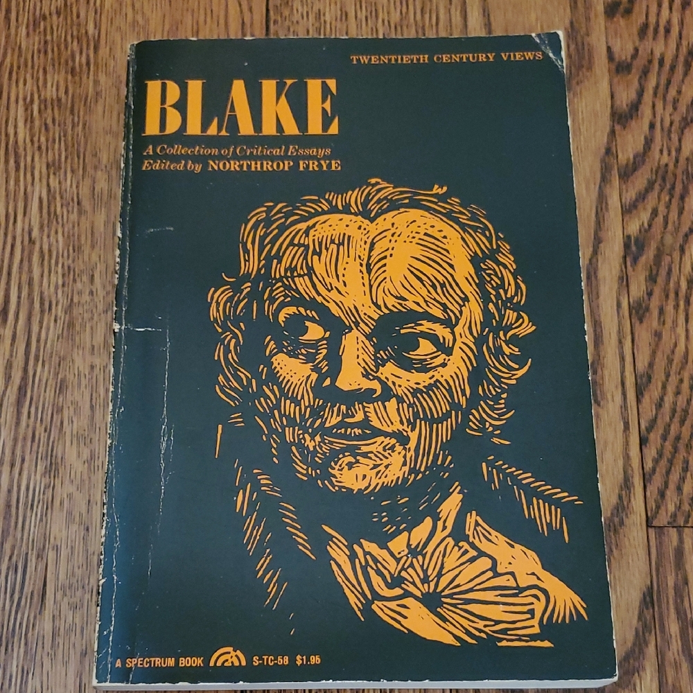 Vintage 1966, Blake: A Collection of Critical Essays Book - Paperback Book